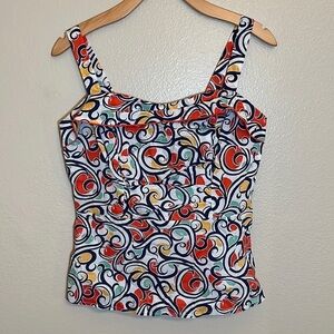 CABI Colorful Summer Casual Tank Top